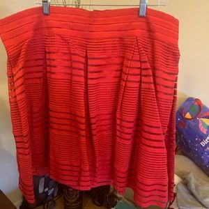 Red Torrid skater skirt